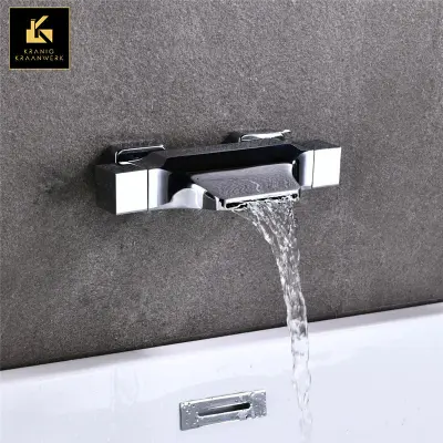 Mešalna pipa za kopalnico | Montaža na steno | Ustje