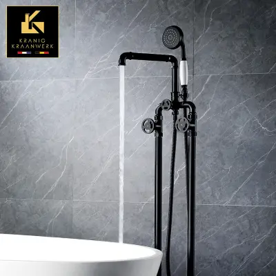 Podeželsko industrijsko | Stoječa kopalna pipa | Hermin