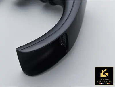 Stoječa kopalna pipa | Elegantna kopalnica | Herjan | Črna | Chrome | Brušeno nerjaveče jeklo