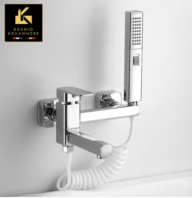 Kopalna pipa z ročno prho | Montaža na steno | Jean-Paul