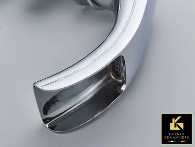 Stoječa kopalna pipa | Elegantna kopalnica | Herjan | Črna | Chrome | Brušeno nerjaveče jeklo