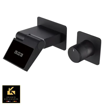 Kopalna pipa s časovnikom in prikazom temperature | Vgradna montaža | Allenco