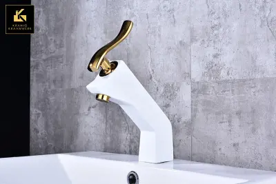 Kopalnica | Dizajnerska pipa | Mešalna armatura za vodnjak in umivalnik | Obnašanje petelina