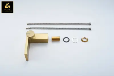 Kopalnica | Dizajn Mešalna pipa | Pipa za umivalnik in fontano | Širok ročaj | Minimalizem