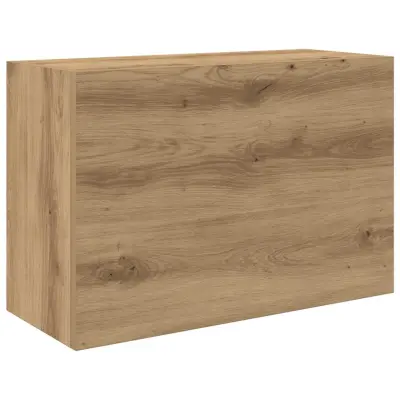 vidaXL Kopalniška stenska omarica artisan hrast 60x25x40 cm inž. les