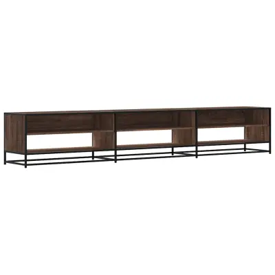 vidaXL TV omarica rjavi hrast 270x40x46 cm inženirski les