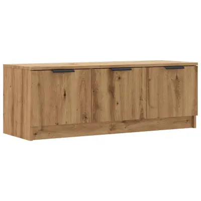 vidaXL TV omarica artisan hrast 102x35x36,5 cm inženirski les