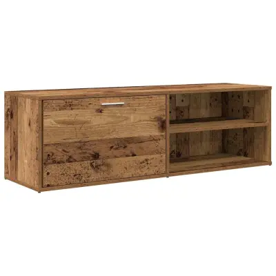 vidaXL TV omarica starinski les 120x34x37 cm iverna plošča