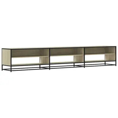 vidaXL TV omarica sonoma hrast 270x40x46 cm inženirski les