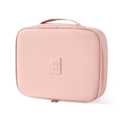 Elegantna kvadratna torba za shranjevanje iz PU usnja Pink