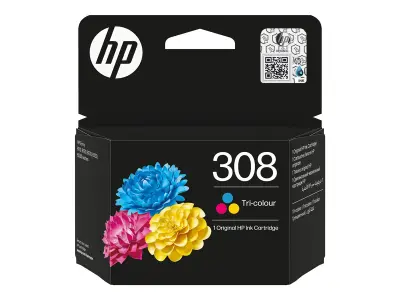 HP 308 Tri-color Original kartuša