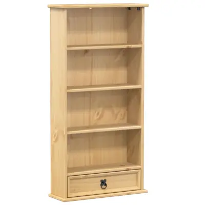Omarca za CD - CD stojalo - CD regal Corona 52x17,5x103 cm trdna borovina