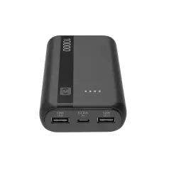 CELLULARLINE ENTRY 10000 mAh, črna prenosna baterija