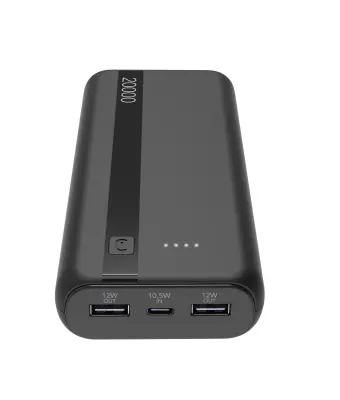 CELLULARLINE ENTRY 20000 mAh, črna prenosna baterija