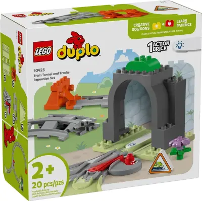 LEGO DUPLO 10425 Razširitveni komplet železniški predor in tiri