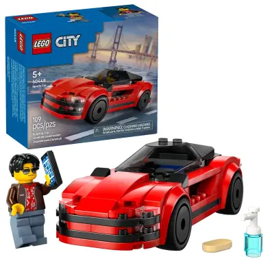 LEGO City 60448 Rdeč športni avtomobil