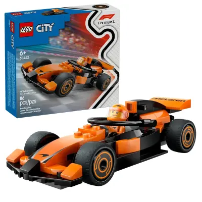 LEGO City 60442 Voznik F1 z dirkalnikom McLaren