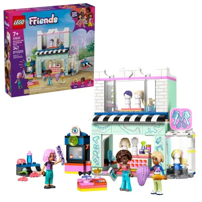 LEGO Friends 42662 Frizerski salon in trgovina z modnimi dodatki