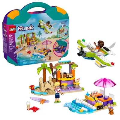 LEGO Friends 42672 Ustvarjalni kovček za na plažo in potovanja