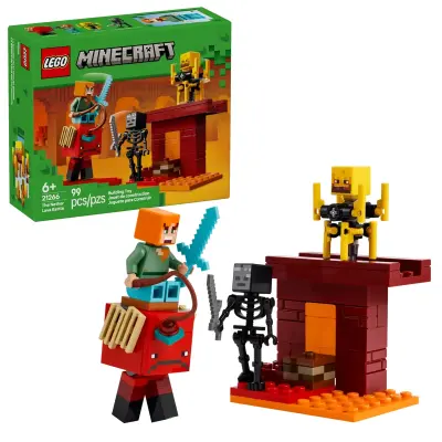 LEGO Minecraft 21266 Bitka z lavo v Netherju
