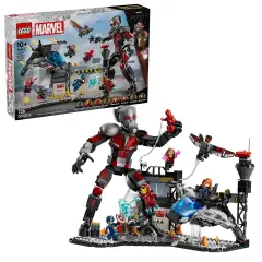 LEGO Marvel 76314 Stotnik Amerika: Državljanska vojna, akcijska bitka