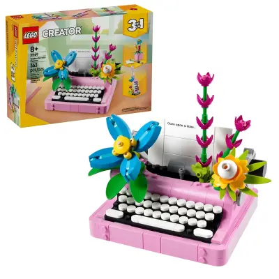 LEGO Creator 3 in 1 31169 Pisalni stroj s cvetlicami