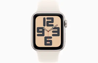 Apple Watch SE2 v3 Cellular 44mm Starlight aluminium Case with Starlight sport band - M/L pametna ura