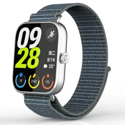 Pleteni najlonski pašček za Redmi Watch 5/4 Grey