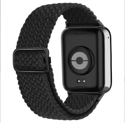 Najlonski pleteni pašček za uro Xiaomi Black  Xiaomi 9 Pro