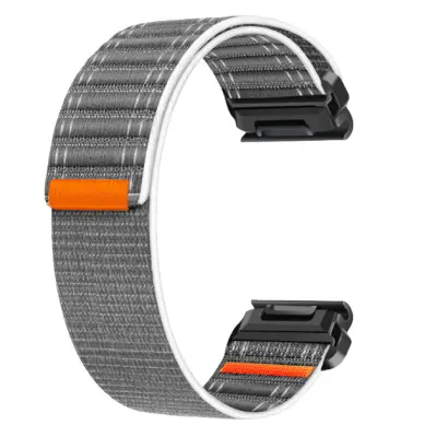 Najlonski pašček za uro Garmin Fenix 8/567X/pro/Epix 935/965 Grey 22 mm