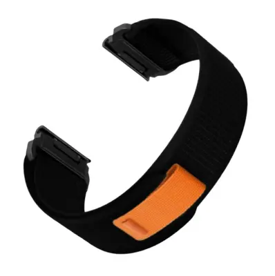 Najlonski pašček za uro Garmin Fenix 8/7X Pro/6X5X965 s hitrim sproščanjem Black 20 mm