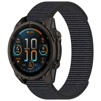 Garmin najlonski pas za uro z ježkom - 26 mm črn Grey