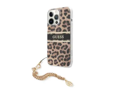 Guess, Ohišje za Apple iPhone 13 Pro Leopard s šarmom, Léopard