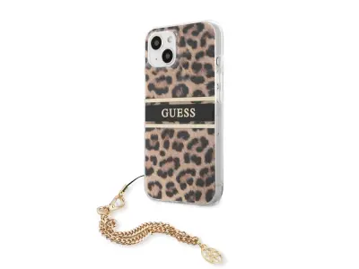 Guess, Ohišje za Apple iPhone 13 Mini Leopard s šarmom, Léopard