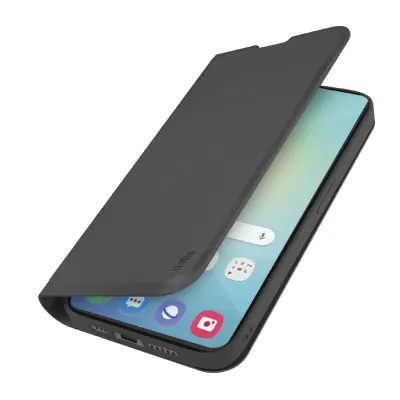 SBS Samsung Galaxy S25 Wallet Smooth črna torbica