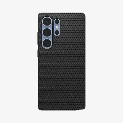 SPIGEN Samsung Galaxy S25 Ultra Liquid Air mat črn ovitek