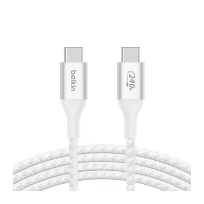Belkin, Kabel za polnjenje in sinhronizacijo podatkov iz USB-C v USB-C PD 3.1 3A 2M, Bela