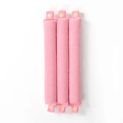 Trak za kodre brez toplote, 3 kosi Pink
