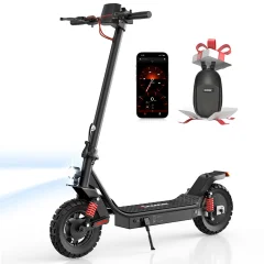 iScooter - 10-palčni zložljivi električni skiro i10 Pro z 800 W motorjem, 48 V 15 Ah baterijo za do 45 km dosega in najvišjo hitrost 40 km/h