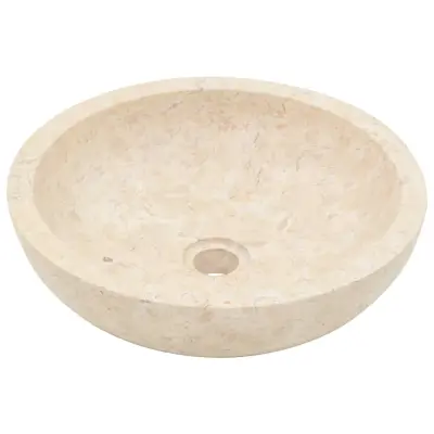Umivalnik - Kopalna umivalnik - Lavabo 40x12 cm marmor krem