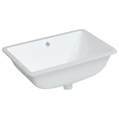 Kopalniški Umivalnik - Kopalna umivalnik - Lavabo bel 60x40x21 cm pravokoten keramičen