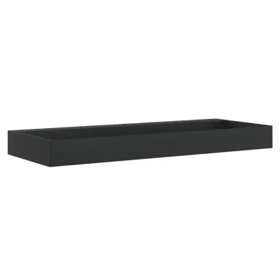 Umivalnik - Kopalna umivalnik - Lavabo 120x46x11 cm liti mineral/ liti marmor mat črna