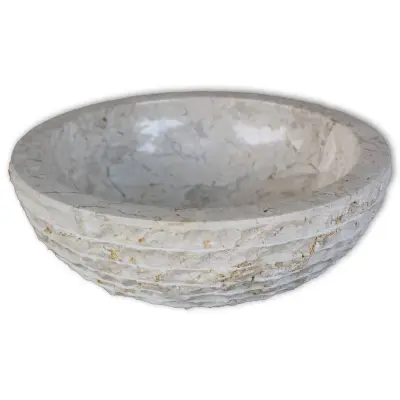 Umivalnik - Kopalna umivalnik - Lavabo marmor 40 cm krem