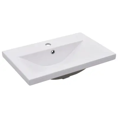 Vgradni Umivalnik - Kopalna umivalnik - Lavabo 61x39,5x18,5 cm keramičen bel