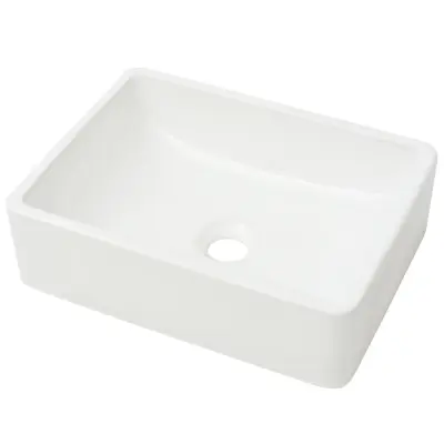 Umivalnik - Kopalna umivalnik - Lavabo Bela Keramika 41x30x12 cm