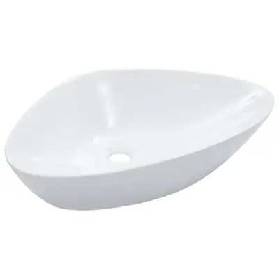 Umivalnik - Kopalna umivalnik - Lavabo 58,5x39x14 cm keramičen bel