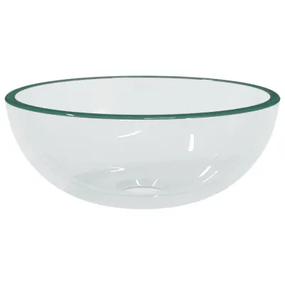 Umivalnik - Kopalna umivalnik - Lavabo kaljeno steklo 30x12 cm prozoren