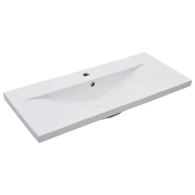 Vgradni Umivalnik - Kopalna umivalnik - Lavabo 91x39,5x18,5 cm keramičen bel
