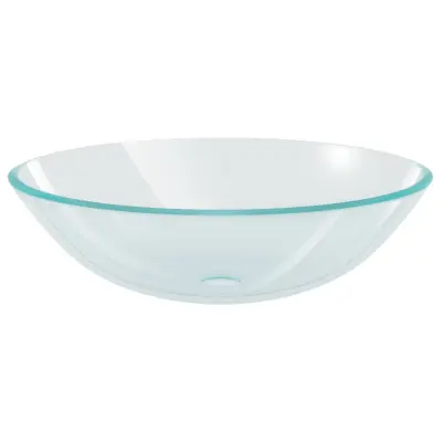 Umivalnik - Kopalna umivalnik - Lavabo Kaljeno Steklo 42 cm Prosojen