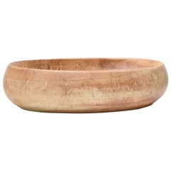 Umivalnik - Kopalna umivalnik - Lavabo Nadpultni rjav ovalen 59x40x15 cm keramika